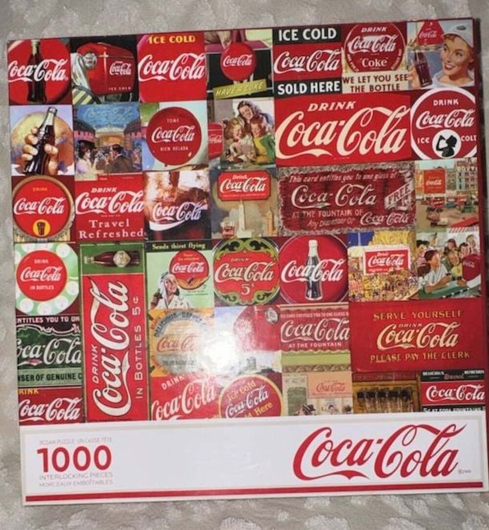 Springbok Coca-Cola It's The Real Thing 1000 Piece Jigsaw Puzzle
